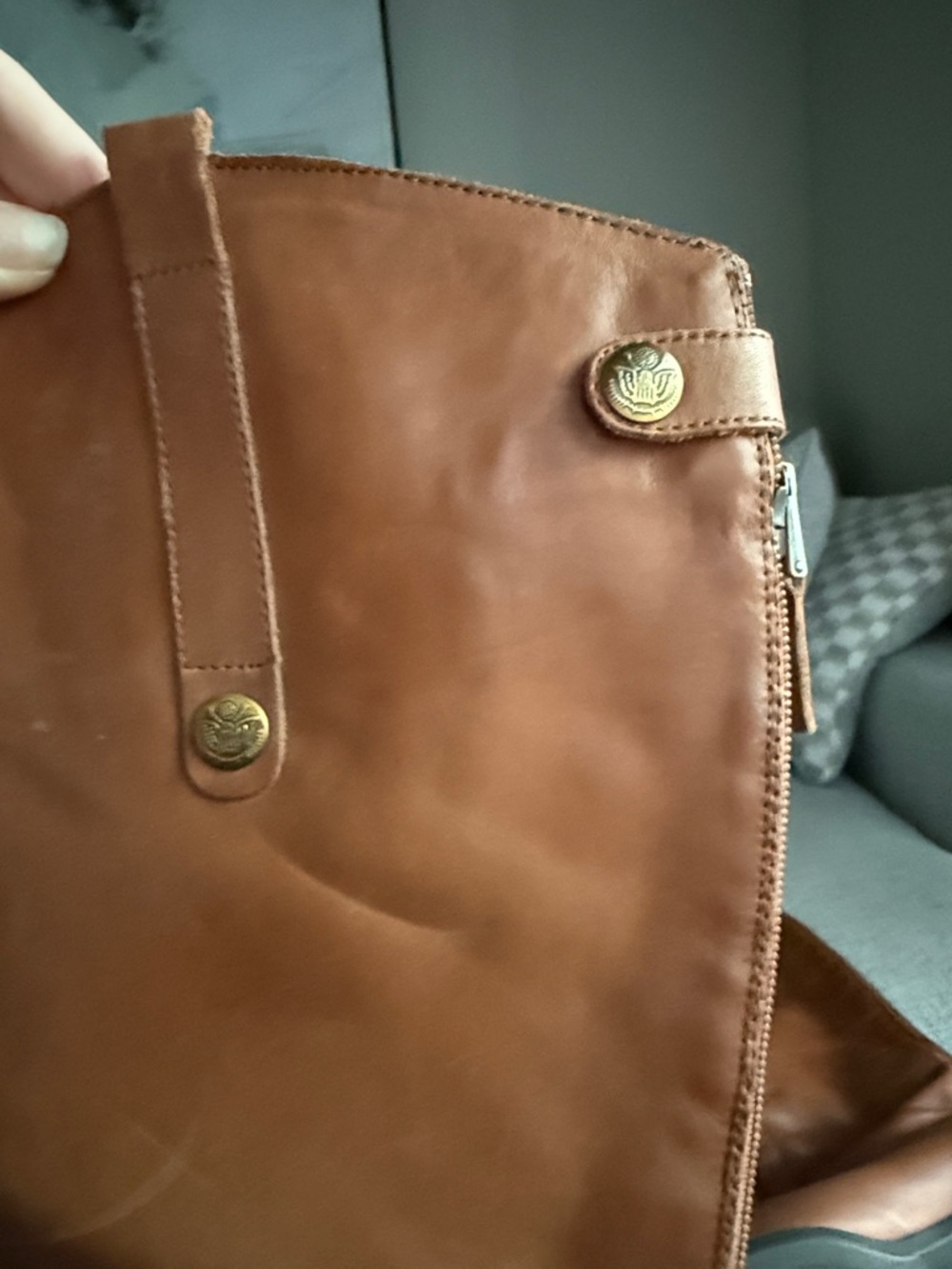 Sam Edelman Riding Boots in Brown - Picture 3 of 4